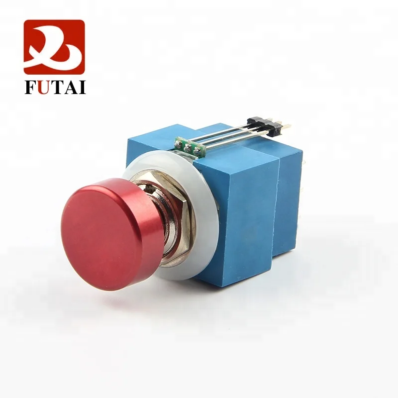 
Stomp Foot Switch Illuminated Bi-Color Led Ture Bypass Guitar Effect Push Button 3PDT On On Foot Pedal 