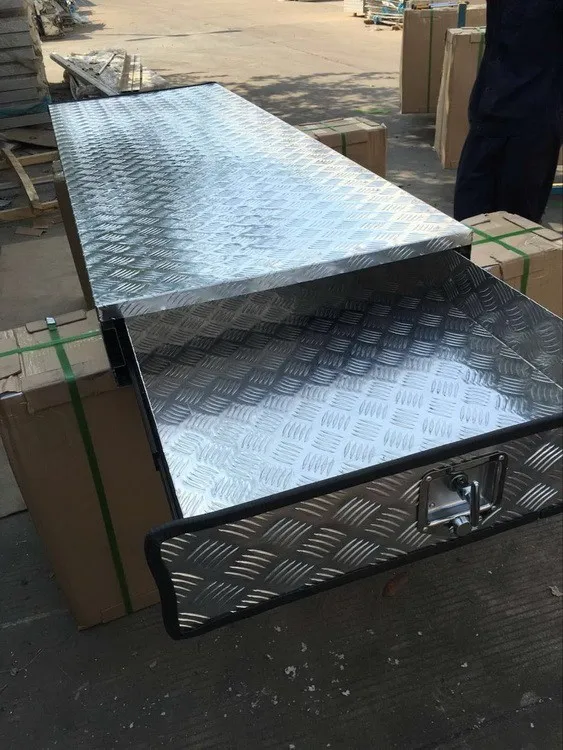 New Aluminum Truck Bed Drawer Slide Out Tool Box Storage Box