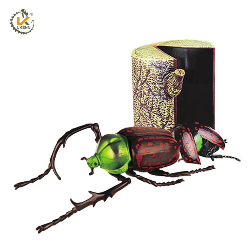 Cheap Price Plastic 3d Beetle Model Toys Insect Model Toy For Kids Scientific Education Set