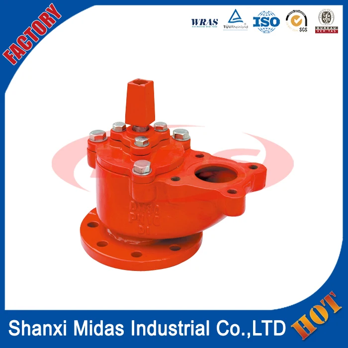 Ковкого чугуна пожарный гидрант bs750 с фланцем