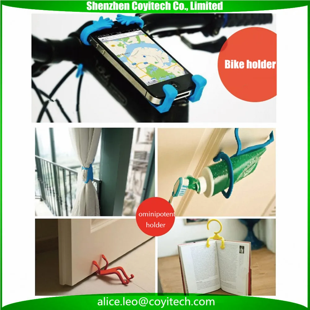 Best innovative cheap giveaway gifts mobile phone holder stand for car, desk, bike