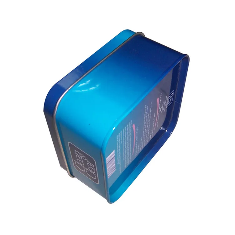 Gift Square Metal Tin Boxes Tin Boxes With Sponge