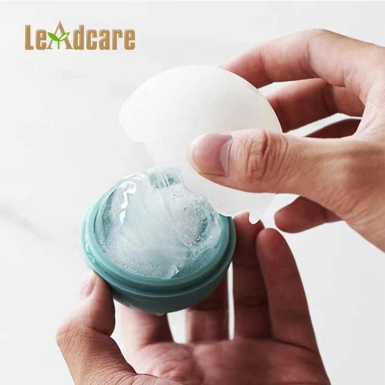 Food Grade Silicone Mold Clear Slow-Melting Crystal Ice Ball Mold Maker Clear Silicone  Ice Ball Mold