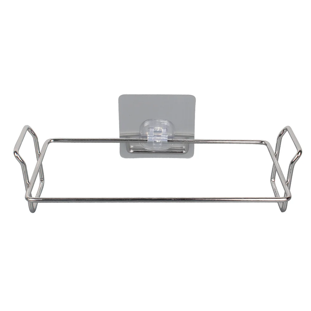 Wall mounted metal plastic garbage bag holder simple style trash bag holder