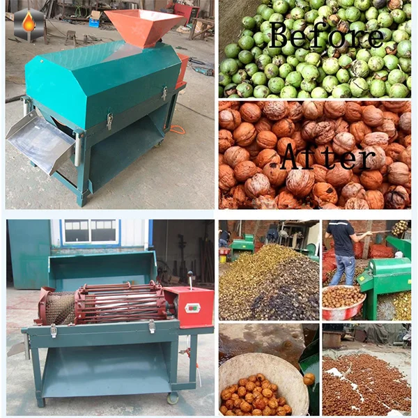 good quality Green Walnut Peeling and cleaning Machine Green Walnut Peeler and clean Machine with high efficiency