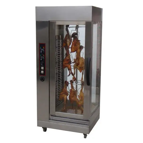 
vertical electric rotisserie oven/chicken rotary grill machine/chicken rotisserie oven for sale 