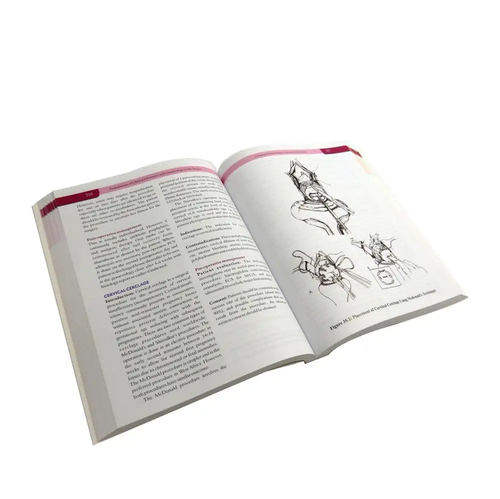 Mass production low cost high quality textbook printing