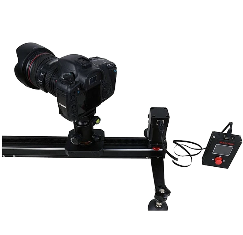 Заводская поставка, рельсовая тележка из углеродного волокна с электроприводом для задержки камеры, слайдер для замедленной фотосъемки