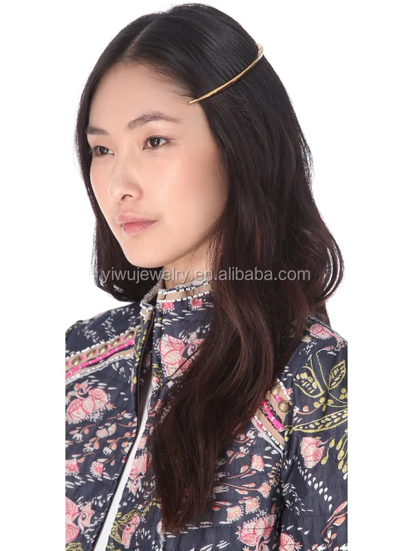 H36-029 metal comb hair clips women unique personalized italian hair accessories