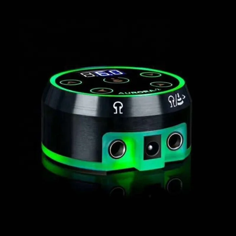 I Tattoo Supply 2019 Tot Selling Touch screen Digital  Aluminium  Tattoo Power Supply Aurora 2 Cartridge Tattoo Machine