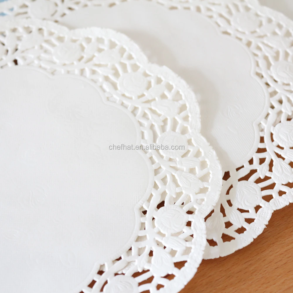 Paper tablecloth round white paper Lace doilies to cardmaking/art doyley/wedding card