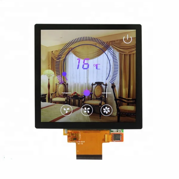 
4.0inch square tft lcd with 480x480 resolution and CTP 