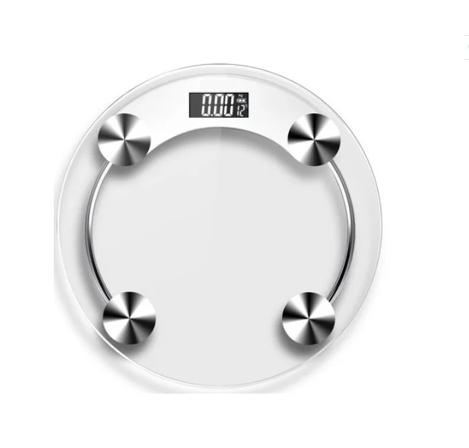 Digital Body Weight Scale,Digital Body Bathroom Scale with Step-On Technology, 6mm Tempered Glass Easy Read Backlit LC