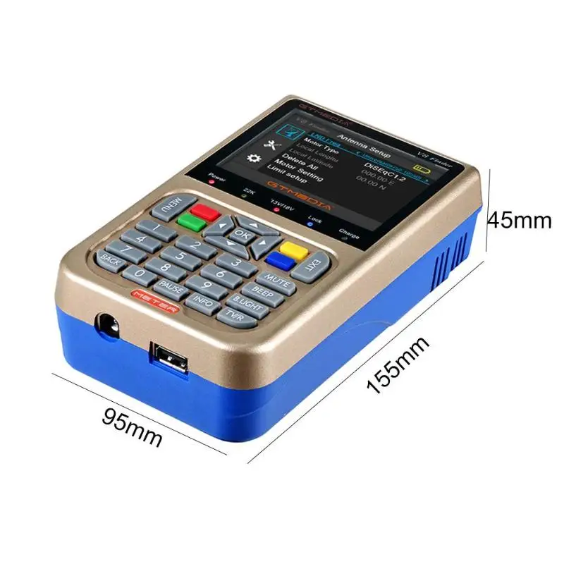 GTMEDIA V8 Fnder Satellite Finder DVB-S2/S2X Digital 1080P Satellite Meter