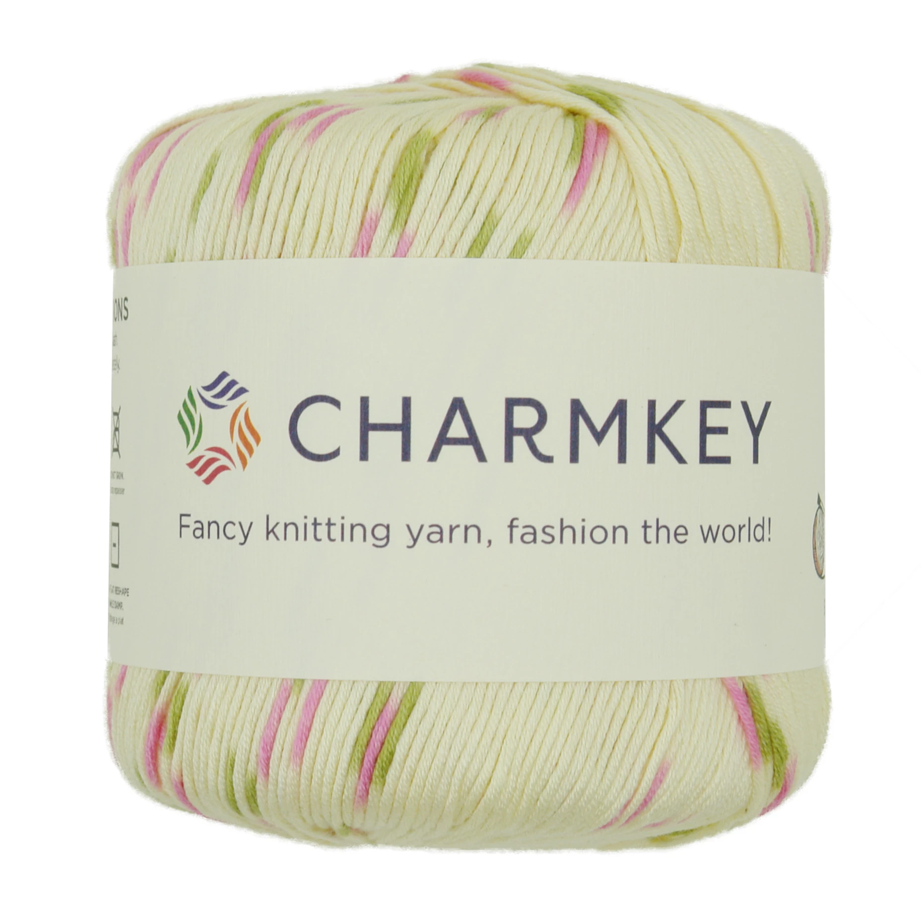 Красивая разноцветная окрашенная на большие расстояния хлопковая 50% Бамбуковая пряжа в продаже