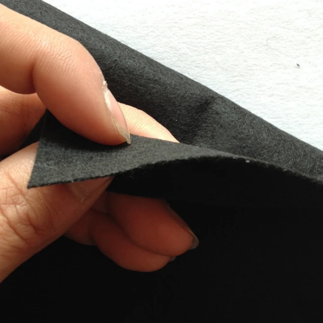 Under collar felt fabric Garment accessories multi-color suit collar bottom collar felt nonwoven