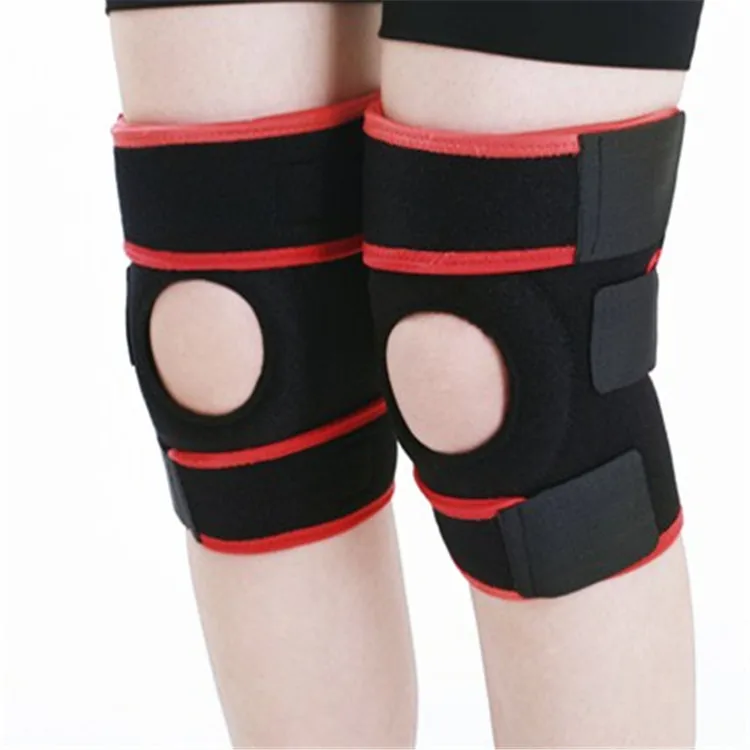 Регулируемый спортивный эластичный неопреновый бандаж на колено для бега
