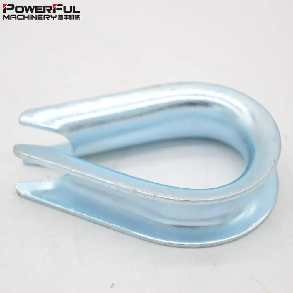 STAINLESS STEEL 316 US TYPE LIGHT DUTY G-411 WIRE ROPE THIMBLE 1/8