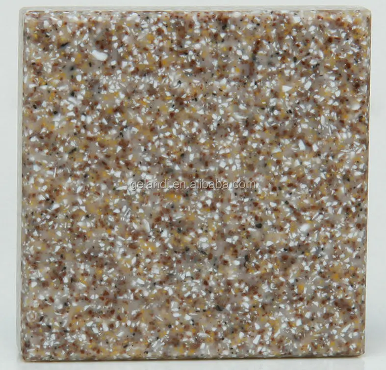 
Gelandy modified acrylic solid surface,composite resin stone,kitchen vanitytop slabs 