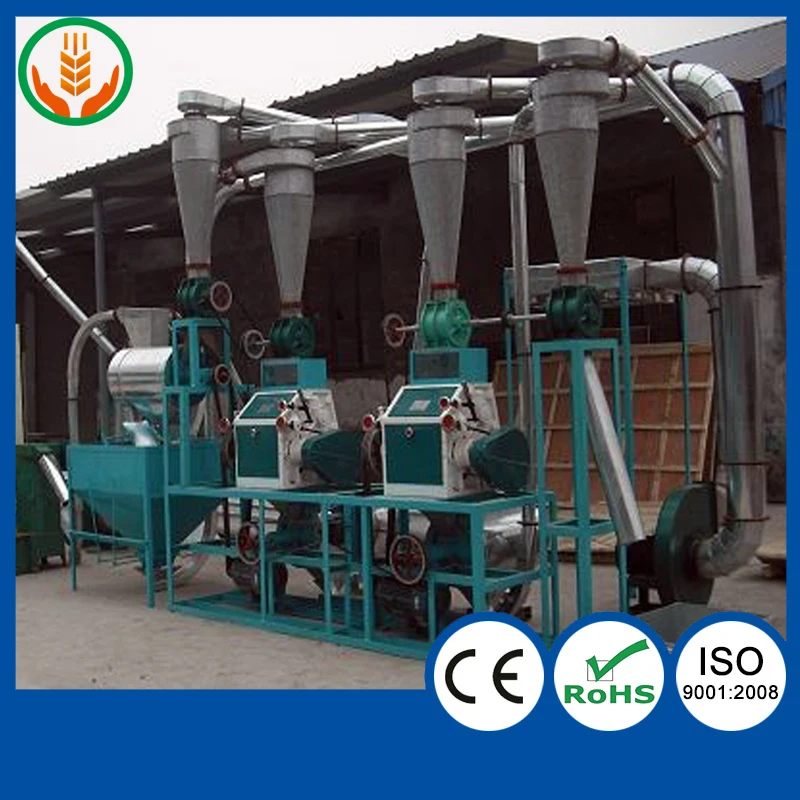 Китай 50 тон - 500 тонна хорошее качество рисовая мука фрезерный станок