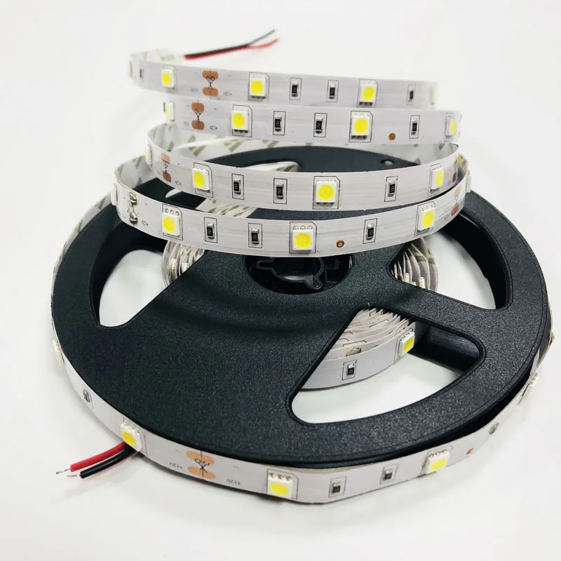 Hot sale led flexible strip light SMD5050 30leds per meter 12V flex strip light with 10mm PCB for decoration lighting
