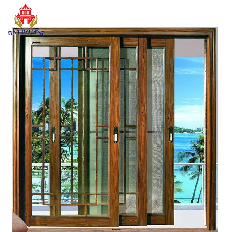 Beautiful Color Kenya Gill Design Aluminum Alloy windows With Colored Window Glass