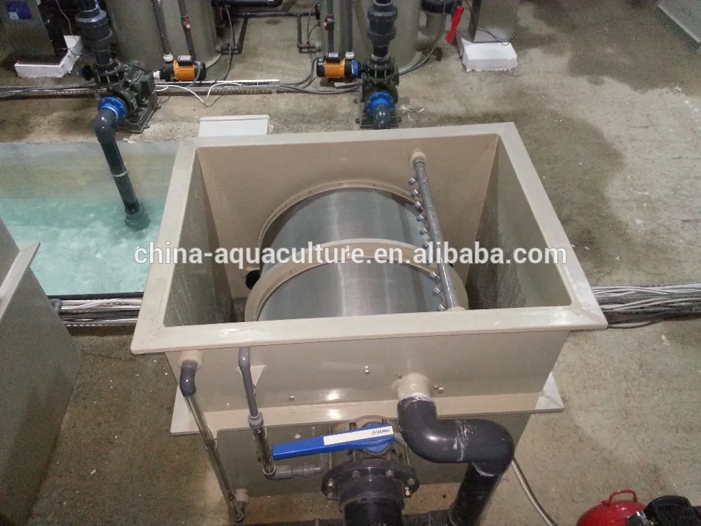 Koi Pond Rotary Drum Filter for Aquaculture