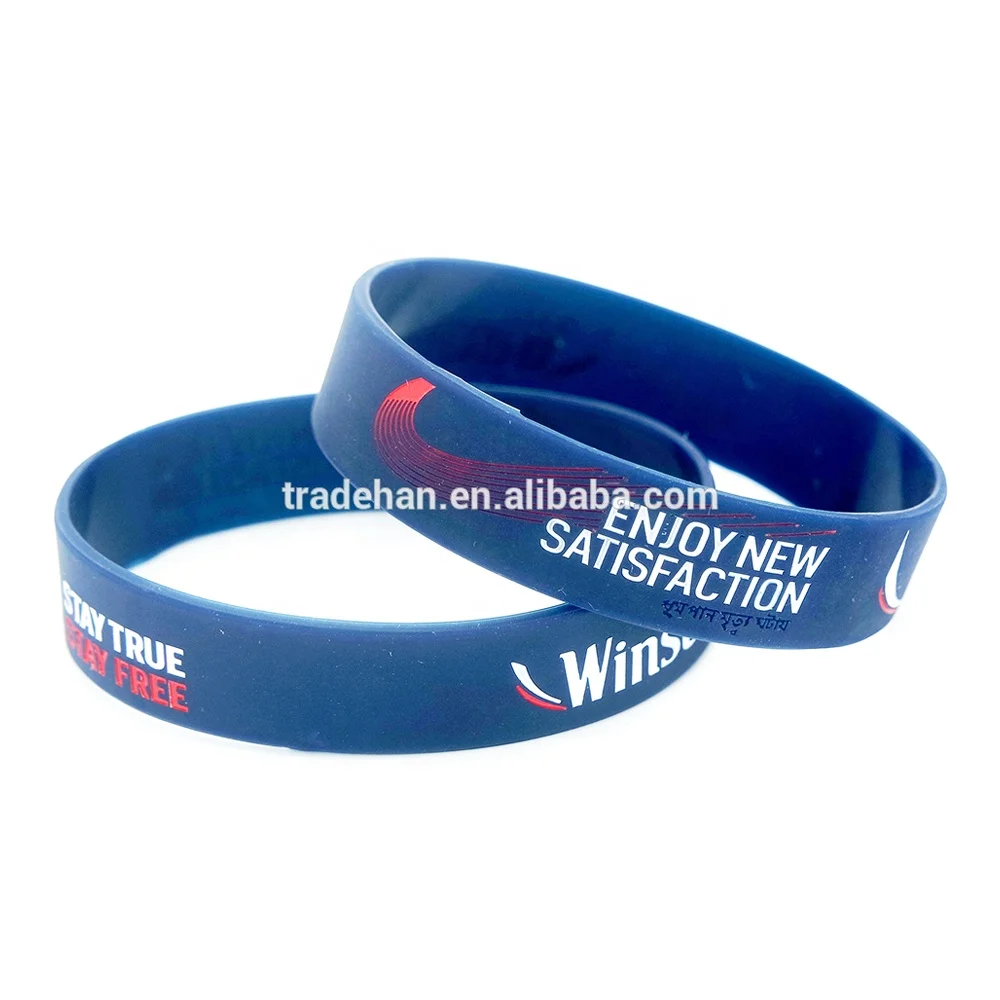 Wristband machine make custom silicone wrist band and rubber bracelets printed logo