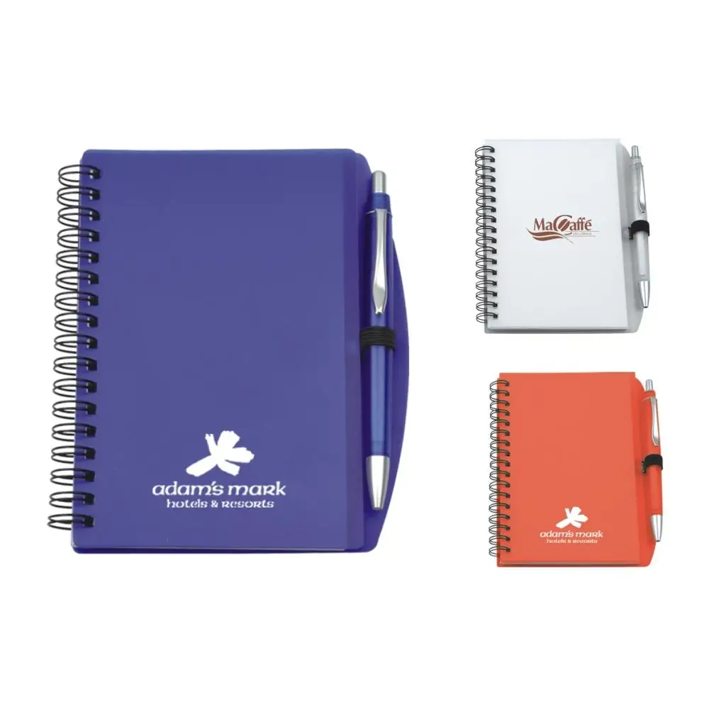 A6 PP блокнот с шариковой ручкой