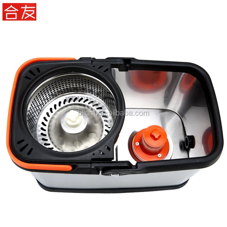 
Newest Design good quality stainless steel bucket 360 degree spin magic mop 