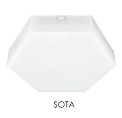 Led Ceiling Down Light Factory Direct Selling 12W Hexagon Ultra Slim Surface Mounted Hexagon Wall Ceiling Lamp 3000-6000k CN;GUA