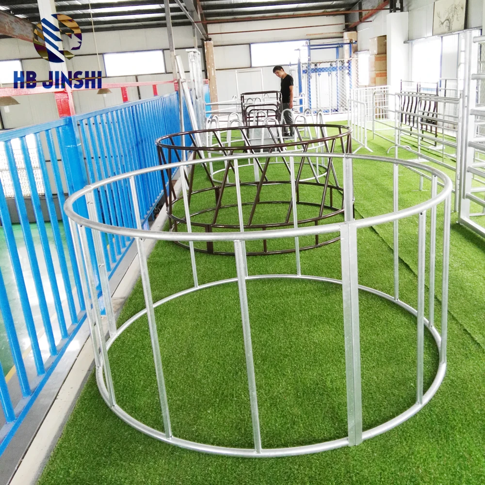 Livestock farm round hay feeders factory
