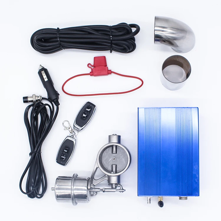 Automotive car exhaust valve cutout normal open vacuum flap cutout valvetronic muffler auto parts air pump performance exhaust