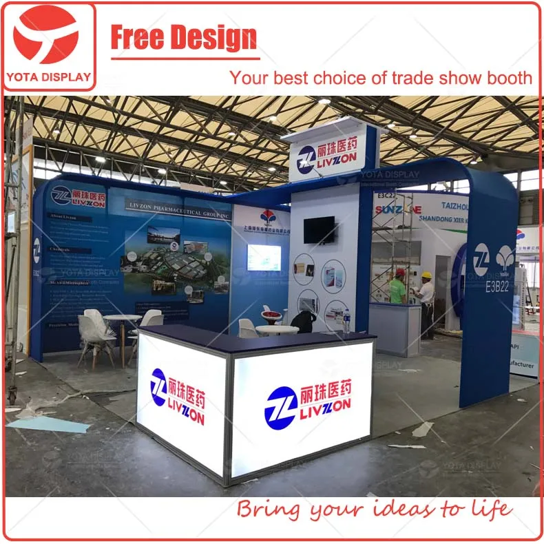 Yota, предложение, Livzon, 6 м по 6 м, рекламные баннеры для ChpI 2017 в Шанхае