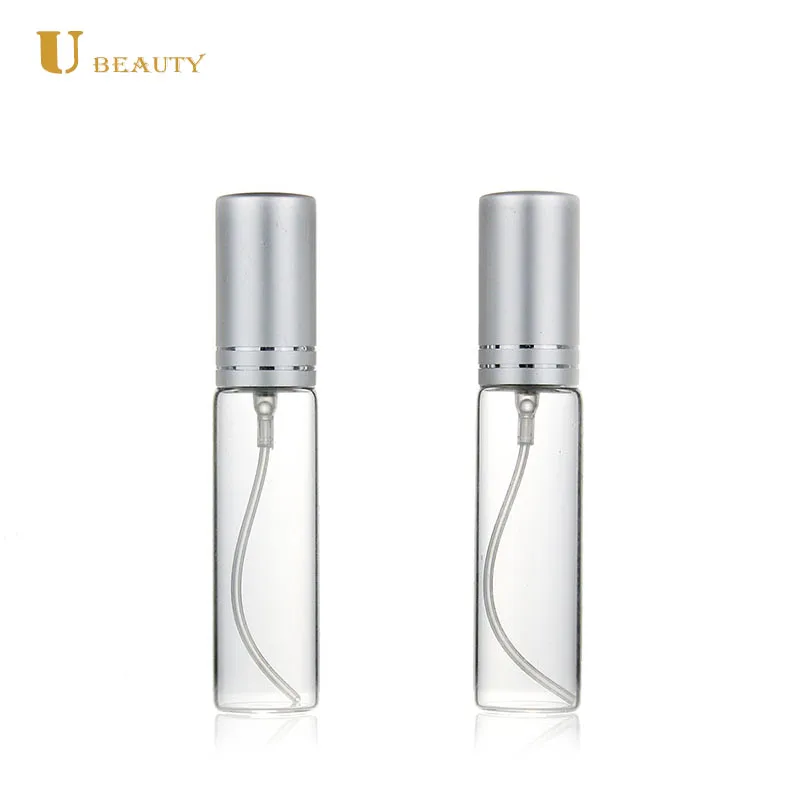 10ml Clear Glass Spray Bottles Cosmetic Perfume Glass Bottles Refillable Travel Perfume Atomizers