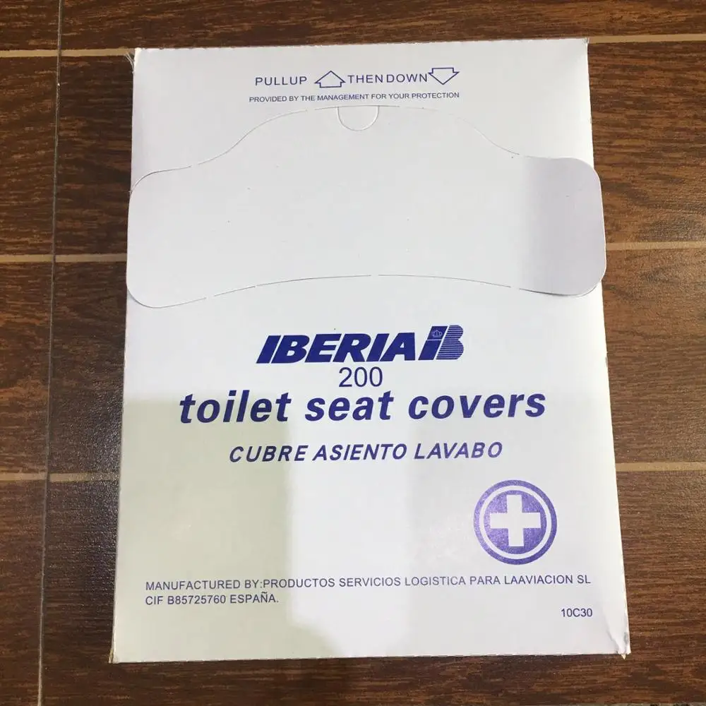 
1/4 Fold Disposable Paper Toilet Seat Cover Hygienic Protection Flushable Cover 