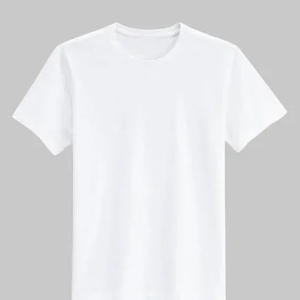 Short Sleeve Blank White Plain T-shirt Wholesale Hight Quality 100%cotton Men Casual  Quick Regular Fit Dry Plain Dyed TWILL
