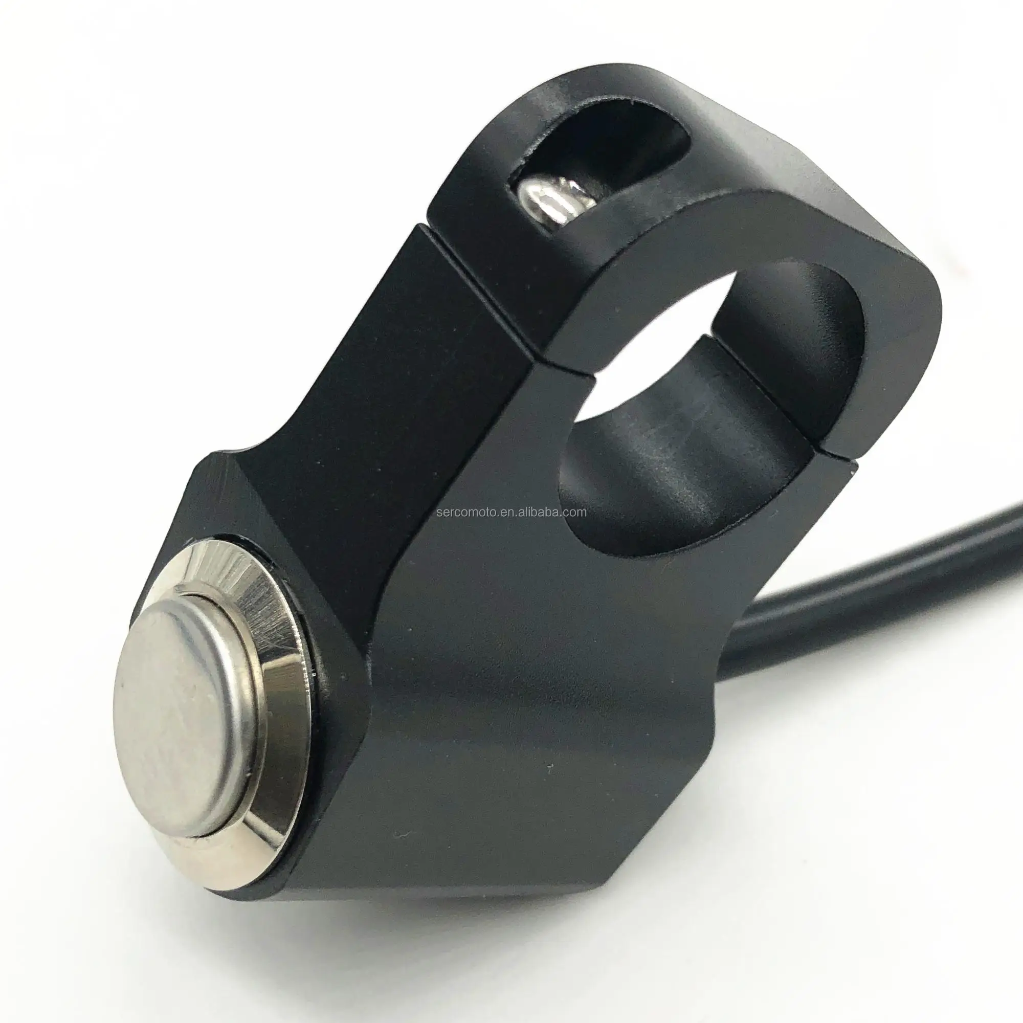 Sercomoto Motorbike E-bike Handlebar Grip Mount Power On Off Switch Headlight On-off Switch With Strong Aluminum-alloy Housing