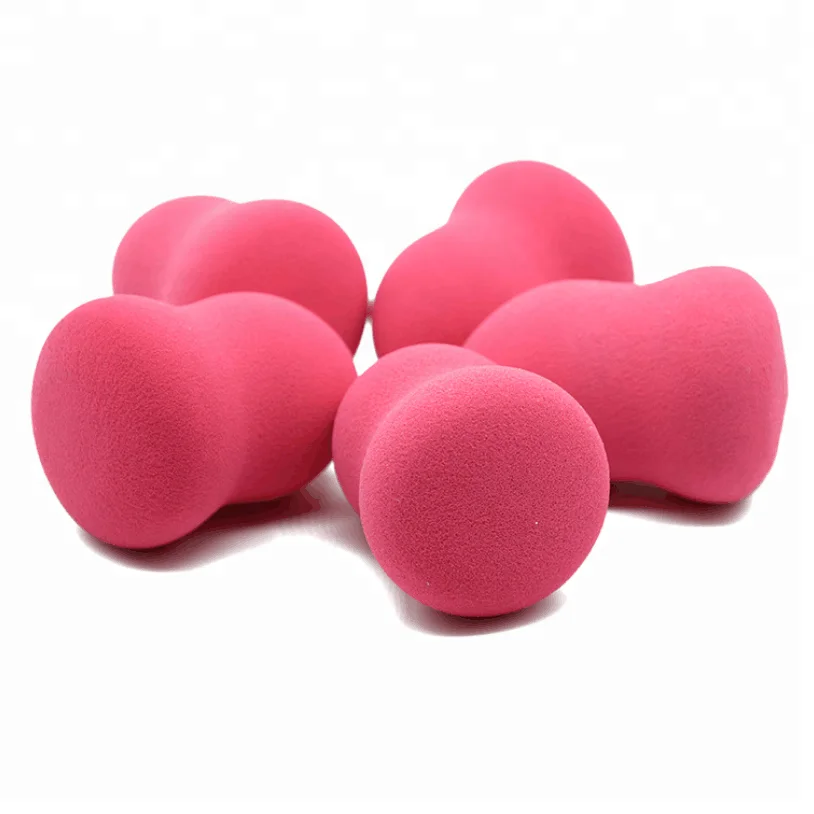 
Factory Price Pink Color 3D Guard Shape Latex Free Polyurethane Foam Cosmetic Blender Sponge 