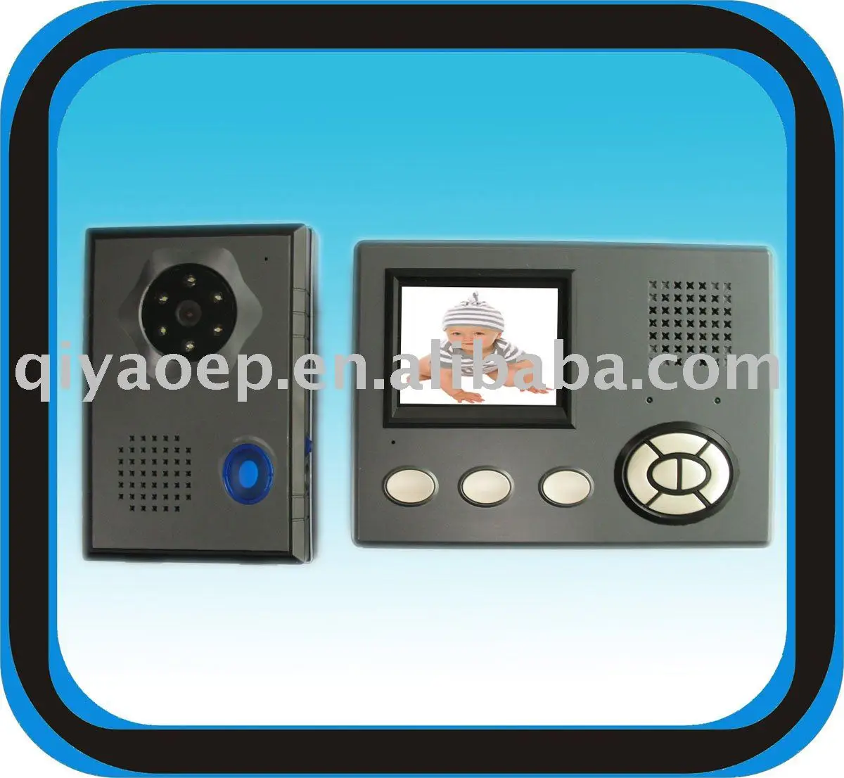 
Wireless Digital Video Doorbell Villa Color Video Intercom System 