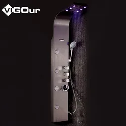 2019 new design hot sale wall mounted bath rain shower column set bathroom shower sets