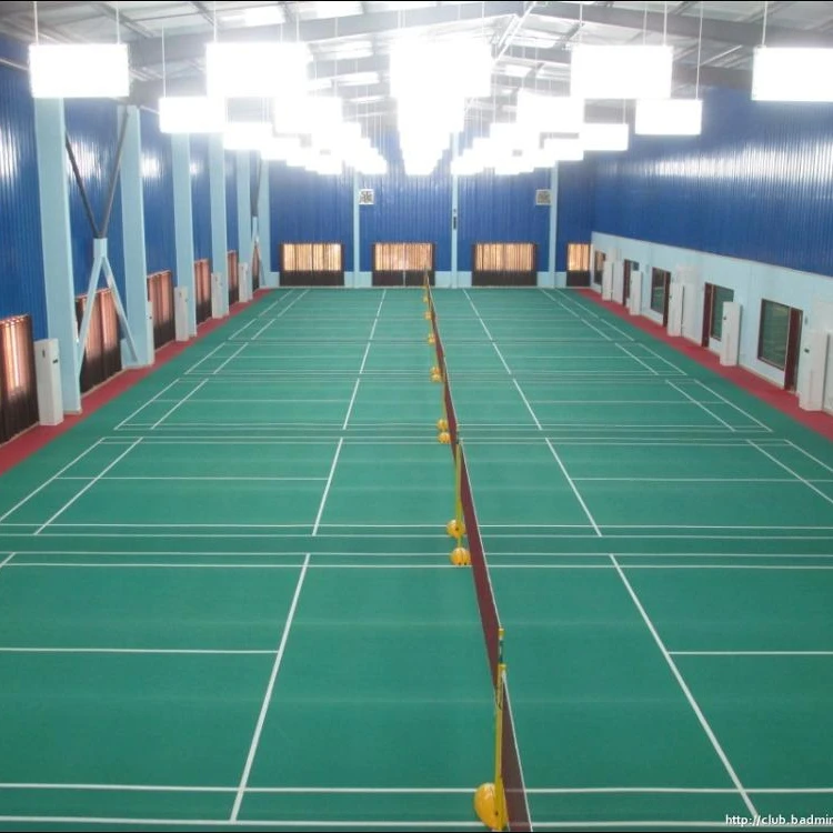 Best Price Easy to Clean Vinyl Badminton Court Mat With Ce/iso
