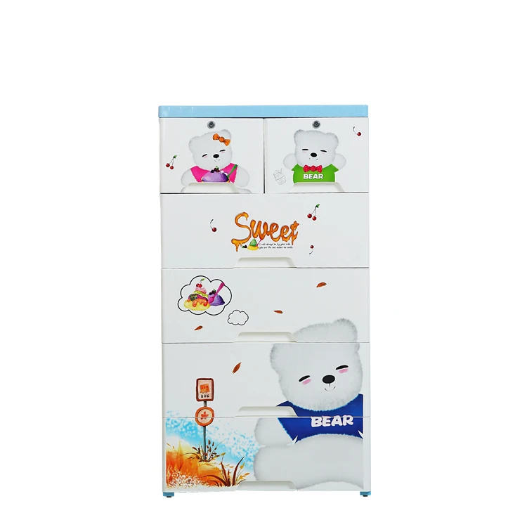 Вместительный детский пластиковый ящик, дизайн шкафа для одежды