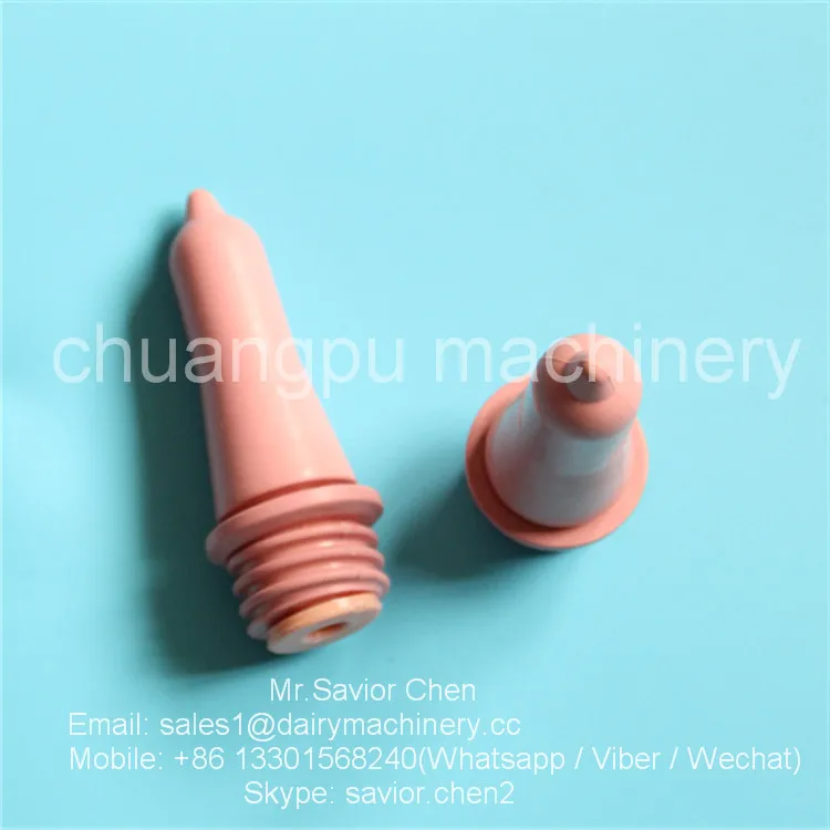 Screw-Thread Type Cow Feeder Nuk For Dairy Farm , Calf Feeding Nipple