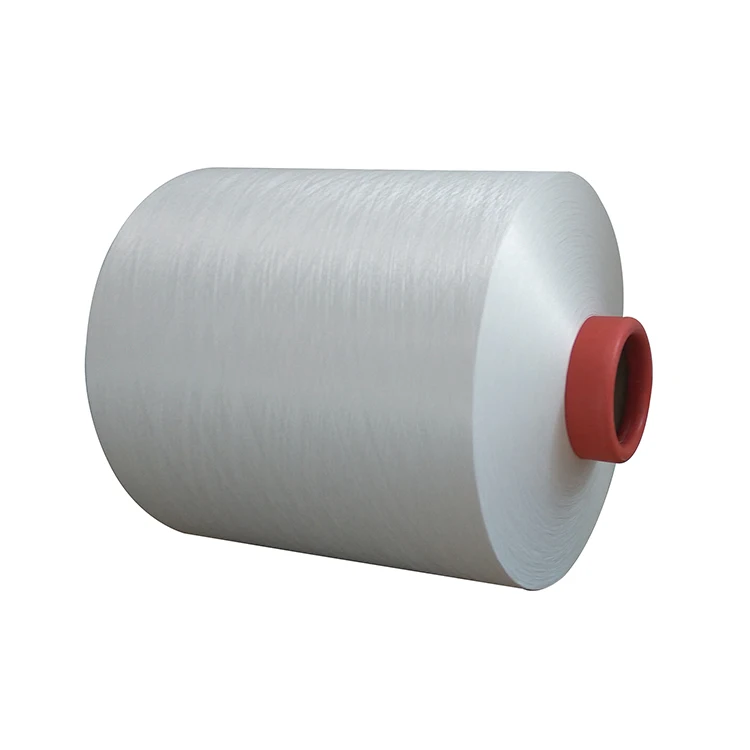 
100 percent polyester yarn DTY 75D-300D Semi dull rw filament yarn 