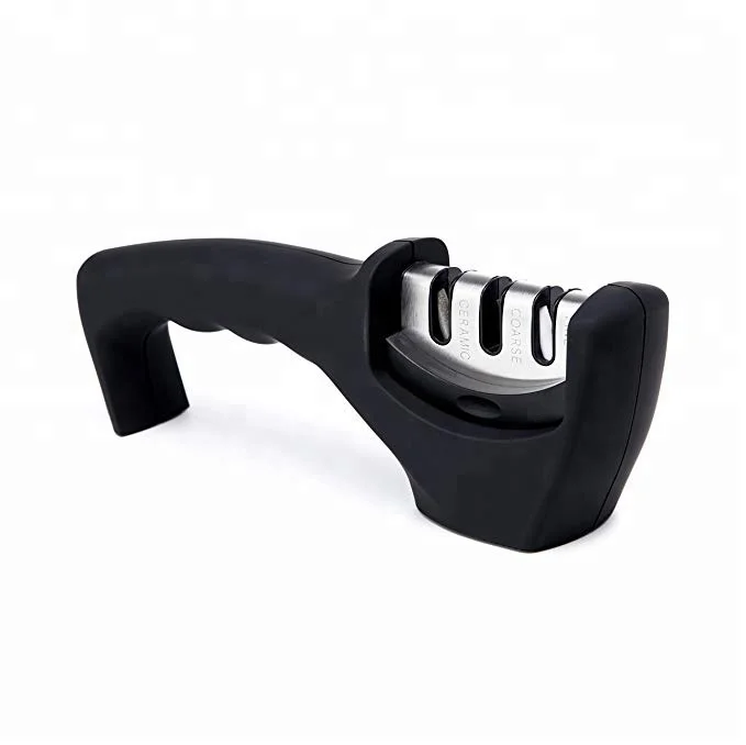 Professional 3 stage kitchen knife sharpener with package box