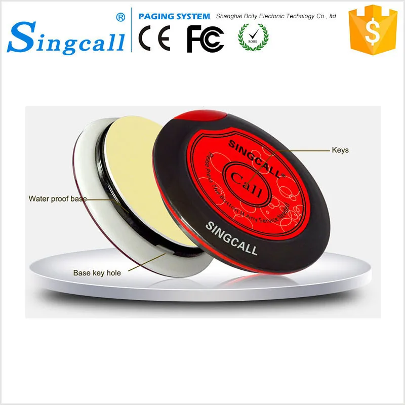 Ресторан Официант или Официантка Оповещения Пейджер Системный Вызов Колокол