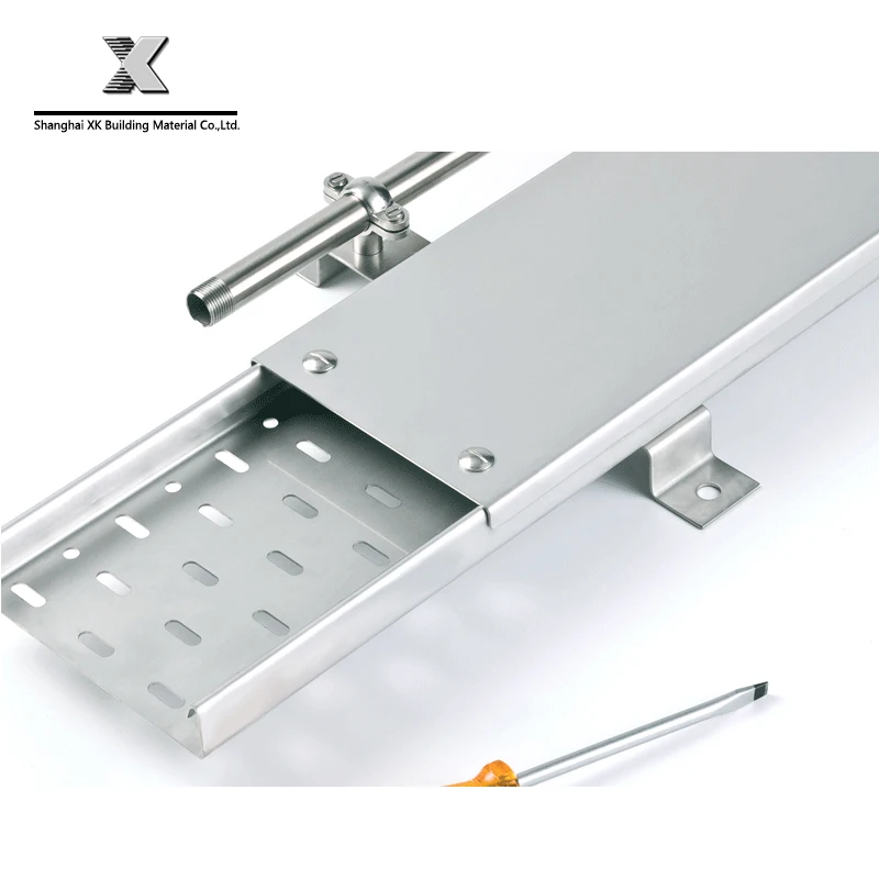 perforated cable tray for desk cable management