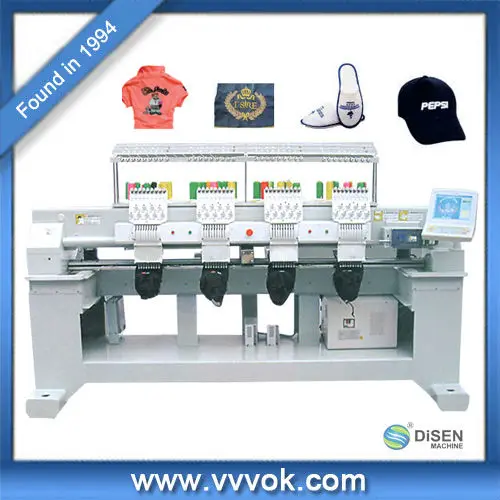 China the best 4 Heads Embroidery Machine Automatic Used Cap Computerized T-shirt Embroidery Machine Logo