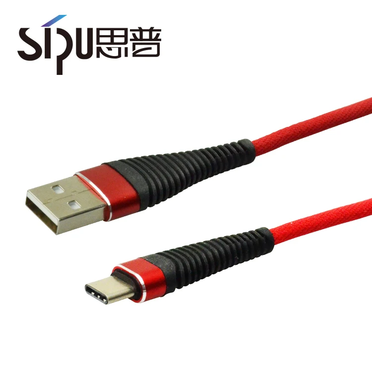 SIPU готовый к отправке высокопрочный Micro USB Type C Дата-кабель для зарядного устройства